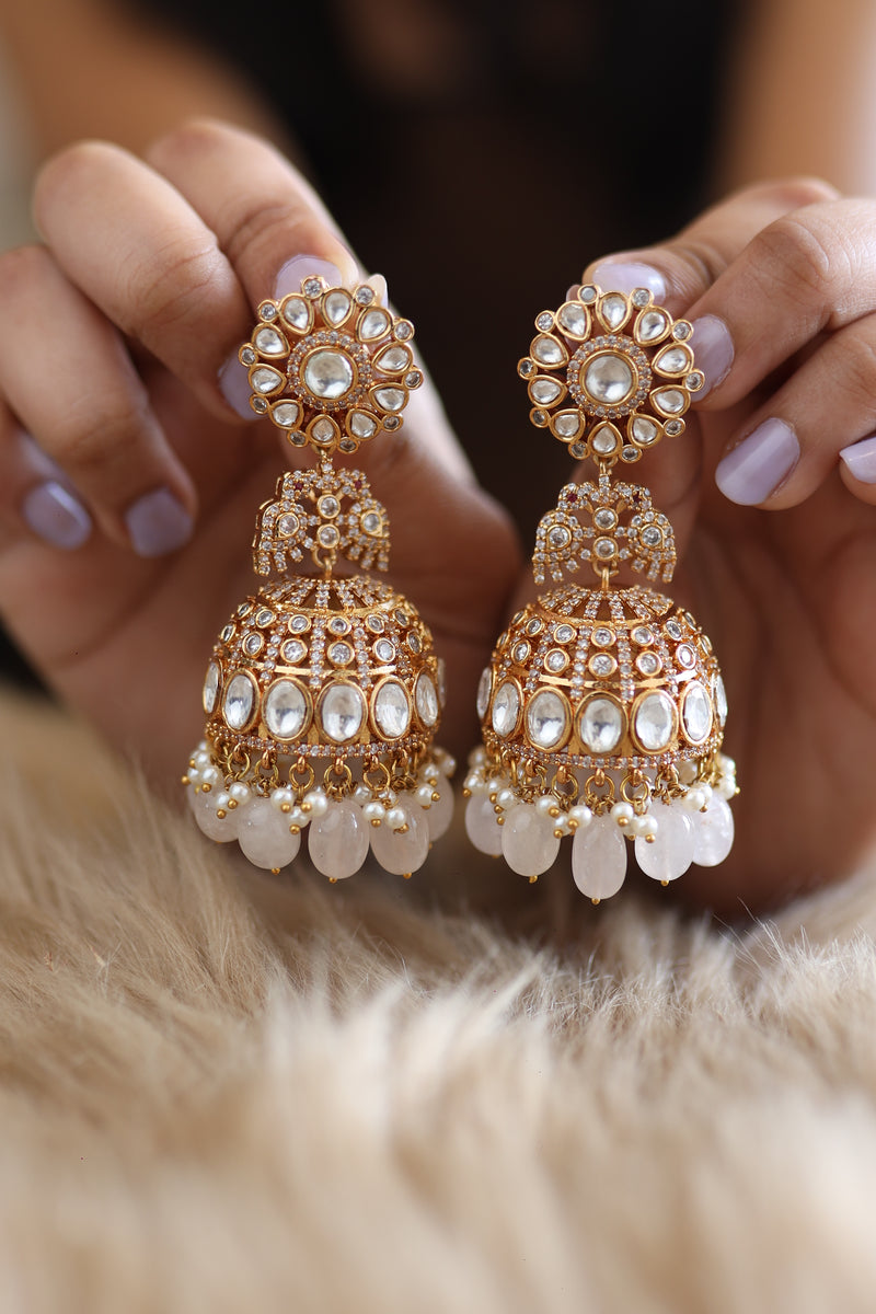 Roohani Jhumka - White