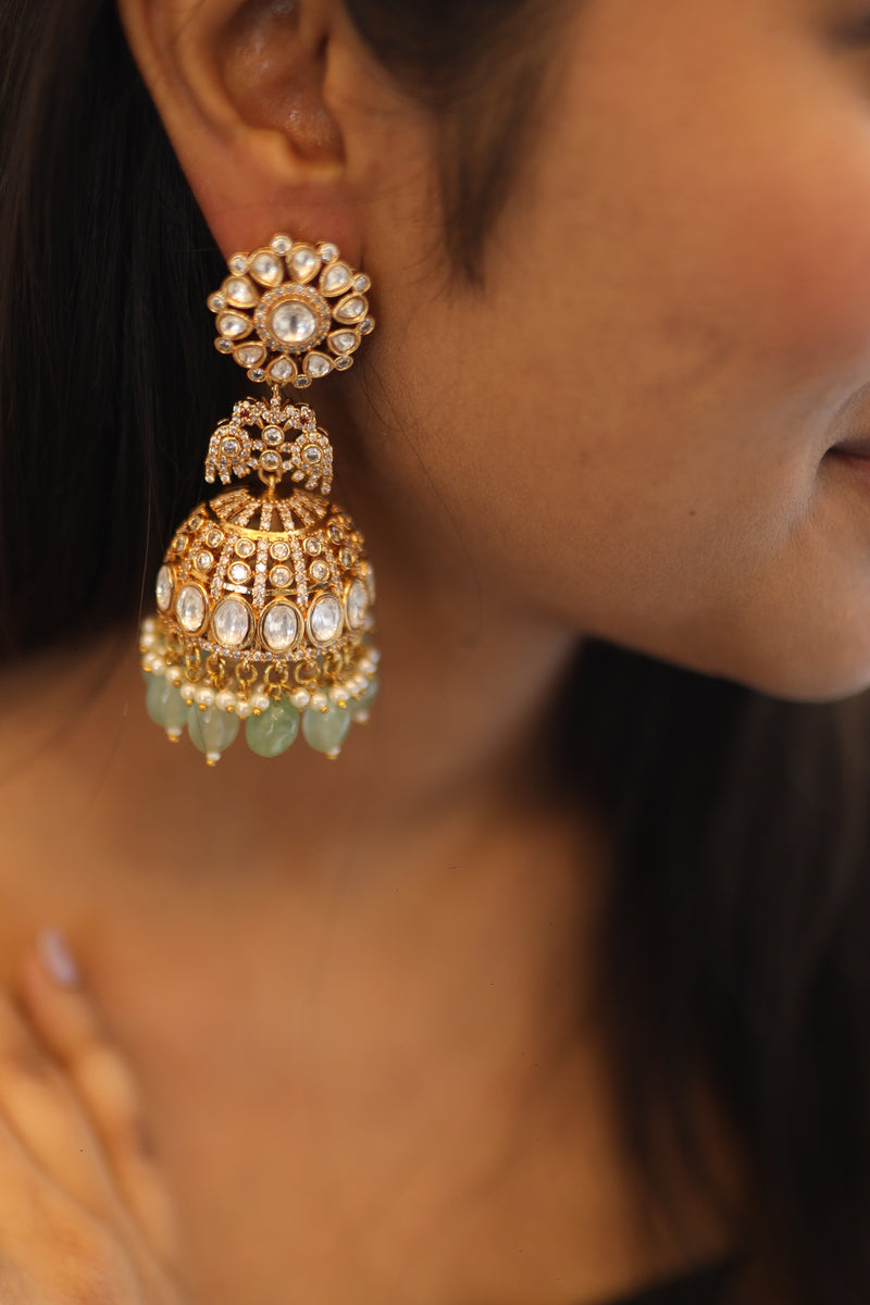 Roohani Jhumka - Green