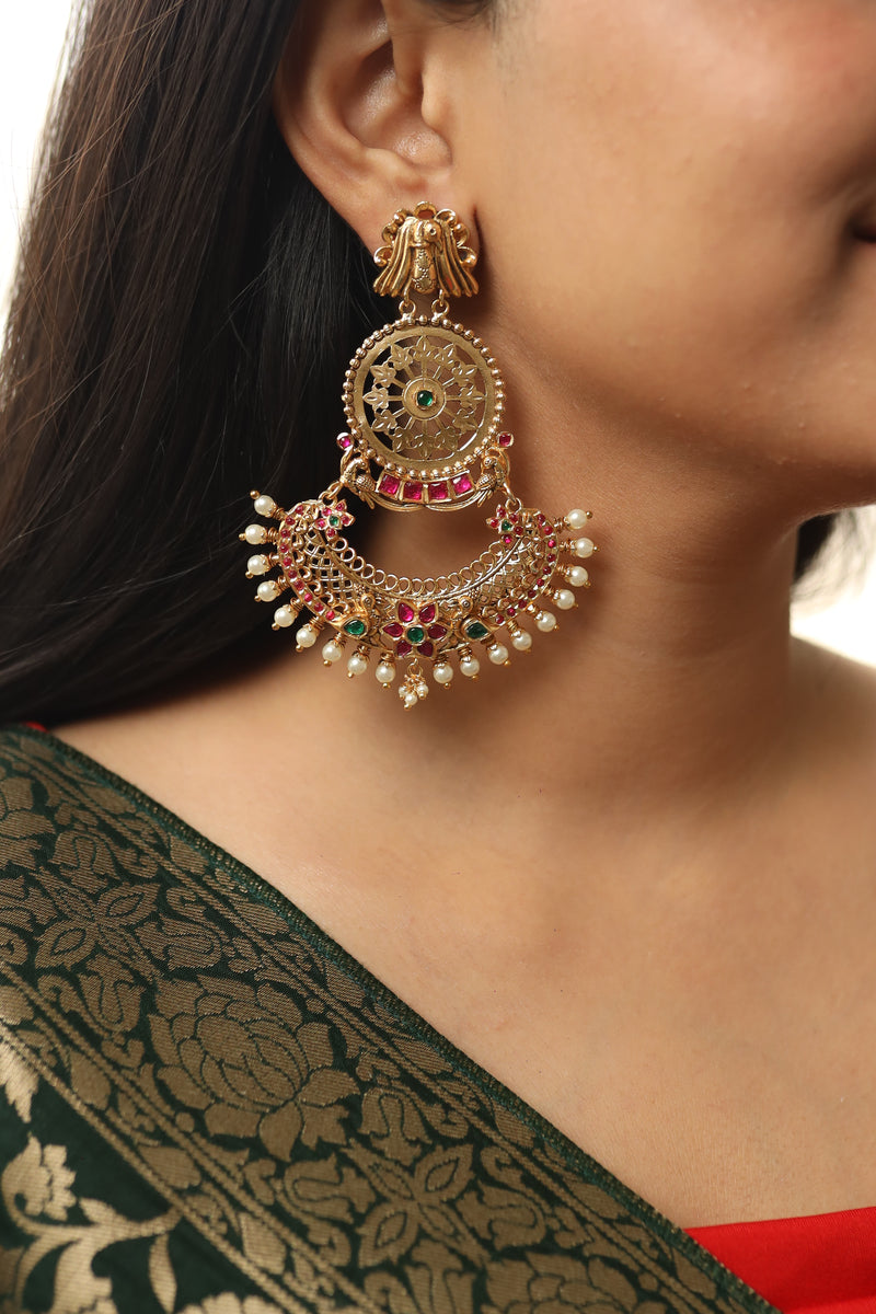 Rahi Gold Earrings